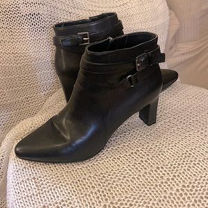 COPY - Chaps booties size 10B, black. Super cute!